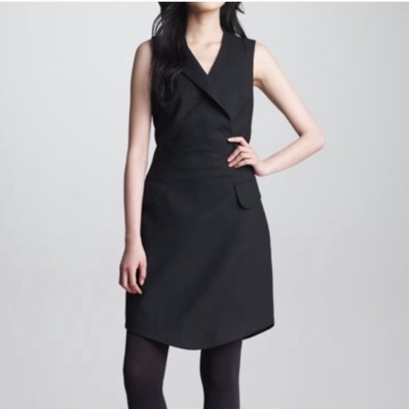 Carven Sleeveless Gabardine Dress - Picture 1 of 7
